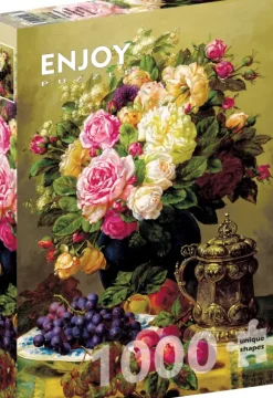 Jean-Baptiste Robie - Still Life with Roses