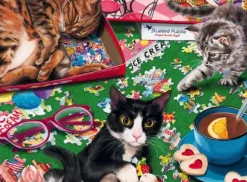 Joelle McIntyre - Bluebird Puzzle Cats