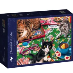Joelle McIntyre - Bluebird Puzzle Cats