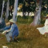 John Singer Sargent - Claude Monet by John Singer Sargent, 1885