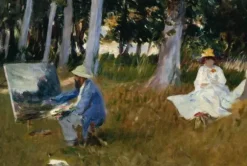 John Singer Sargent - Claude Monet by John Singer Sargent, 1885