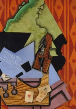 Juan Gris: Violon et Cartes à Jouer sur une Table, 1913