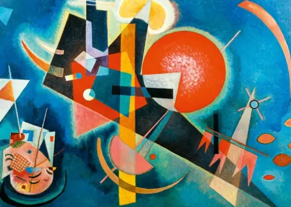 Kandinsky Vassily - Kandinsky - In Blue, 1925