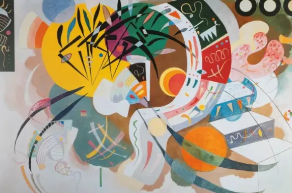 Kandinsky Vassily - Kandinsky - Courbe dominante, 1936