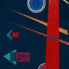 Kandinsky Vassily - Vassily Kandinsky - Powerful Red, 1928