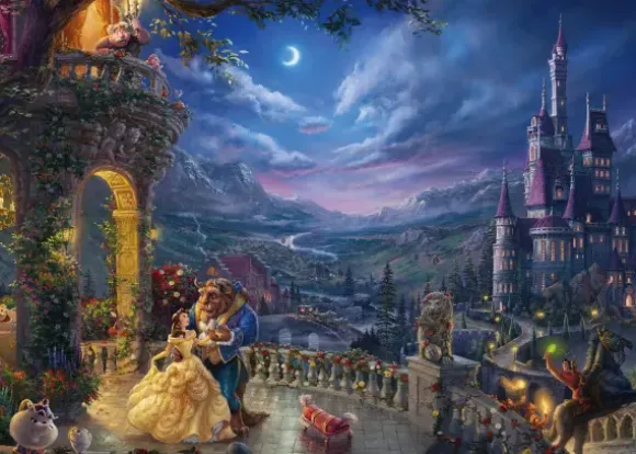 Kinkade Thomas - Thomas Kinkade - Disney, La Belle et la Bête