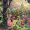 Kinkade Thomas - Thomas Kinkade - Disney, La Belle au Bois Dormant