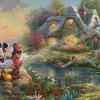 Kinkade Thomas - Thomas Kinkade, Disney-Sweethearts Mickey & Minnie
