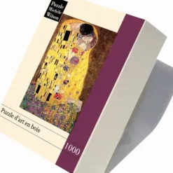 Klimt Gustav - Puzzle en Bois Découpé à la Main - Klimt : Le Baiser