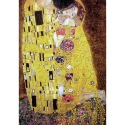 Klimt Gustav - Puzzle en Bois Découpé à la Main - Klimt : Le Baiser
