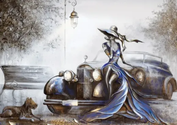 Lady in Blue