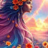 La fille Arc-en-Ciel