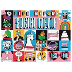 La Vie Avant les Médias Sociaux - Puzzle 1000 Pièces