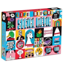La Vie Avant les Médias Sociaux - Puzzle 1000 Pièces