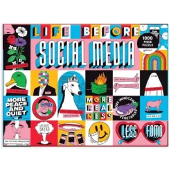 La Vie Avant les Médias Sociaux - Puzzle 1000 Pièces