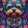Le Chien au Pays des Fleurs