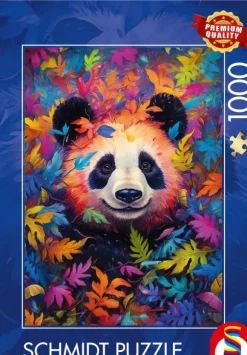 Le Panda dans la Forêt Arc-en-Ciel