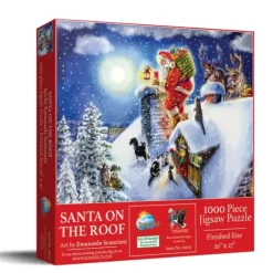 Le Père Noël sur le Toit