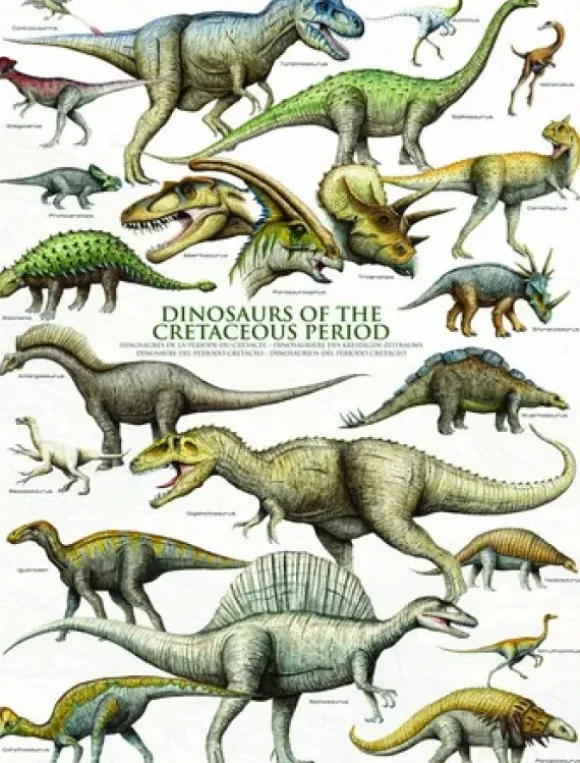 Les Dinosaures - Période du Crétacé