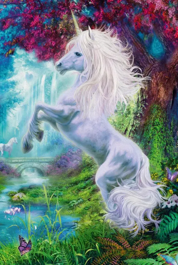 Licorne dans le Jardin Enchanté