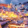 L'Île de Procida de Nuit. Italie