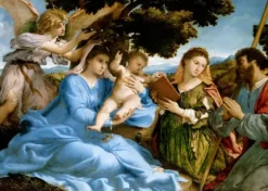 Lorenzo Lotto - Madonna and Child with Saints Catherine and Thomas