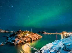 Lumières du Nord, Tromsø, Norvège (Puzzle Highlight, Scandinavian)