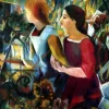 Macke August - August Macke : Deux Filles