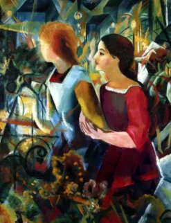 Macke August - August Macke : Deux Filles