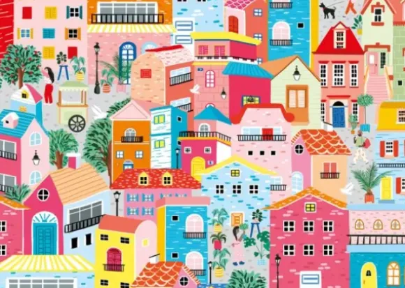 Maisons Colorées