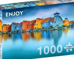 Maisons sur l'Eau, Groningue, Pays-Bas
