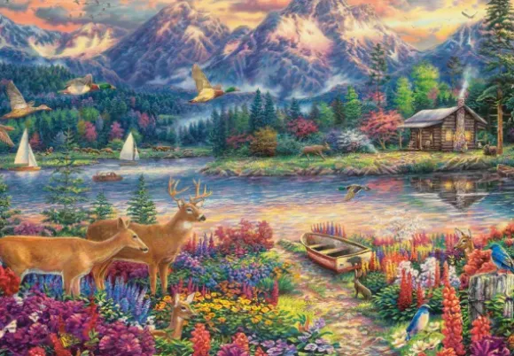 Majesté de la Montagne Printanière
