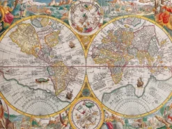 Mappemonde en 1594