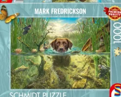 Mark Fredrickson - Labrador Chocolat à la Baignade