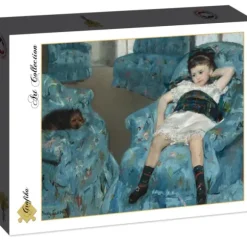 Mary Cassatt : Petite Fille dans un Fauteuil Bleu, 1878