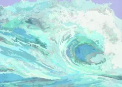Matthew Cusick - Map Wave