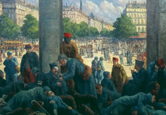 Maximilien Luce - Gare de l'Est, 1917