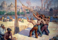 Maximilien Luce - Les Batteurs de Pieux, 1903