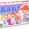 4 mini Puzzles forme : Les métiers