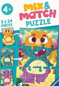 Mix and Match Puzzles - Dinosaures