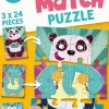 Mix and Match Puzzles - Funny Animals