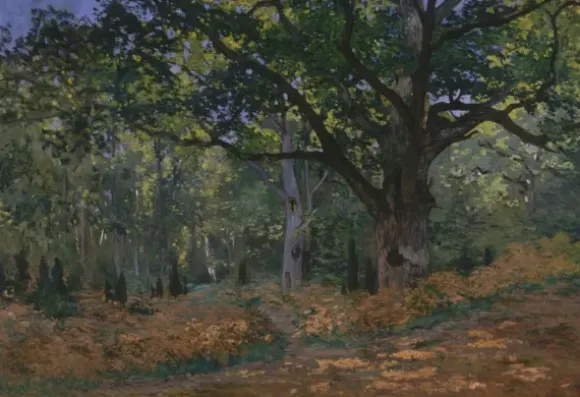Monet Claude - Pièces XXL - Claude Monet: Fontainebleau, 1865