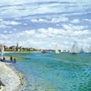 Monet Claude - Puzzle en Bois Découpé à la Main - Regate À Sainte-Adresse