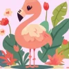 Mon Joli Flamant Rose