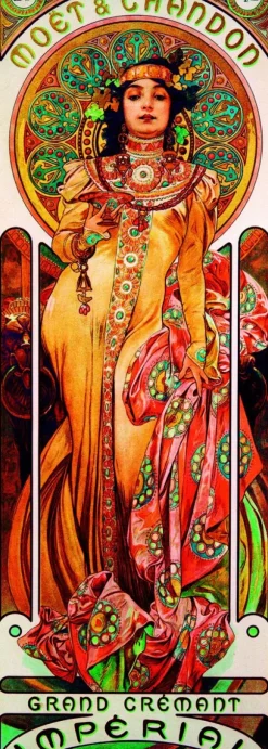 Mucha Alfons - Mucha - Moët & Chandon-Grand Crémant Impérial, 1899