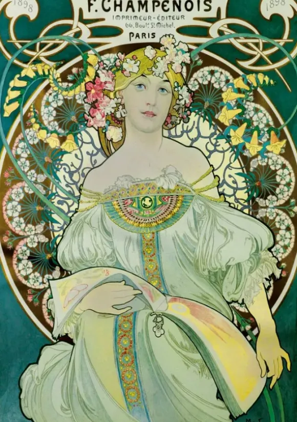 Mucha - Daydream, 1897