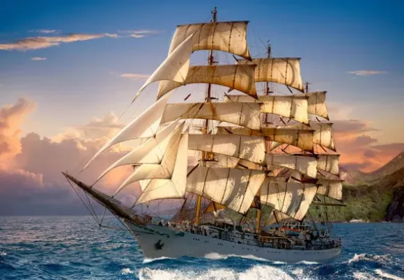 Navigation au Coucher du Soleil