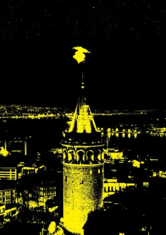 Neon Puzzle - Tour de Galata
