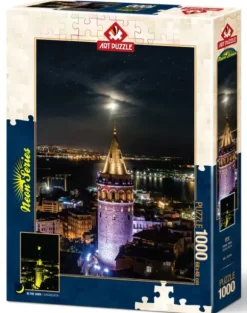 Neon Puzzle - Tour de Galata
