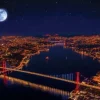 Neon Puzzle - Trois Ponts, Bosphore